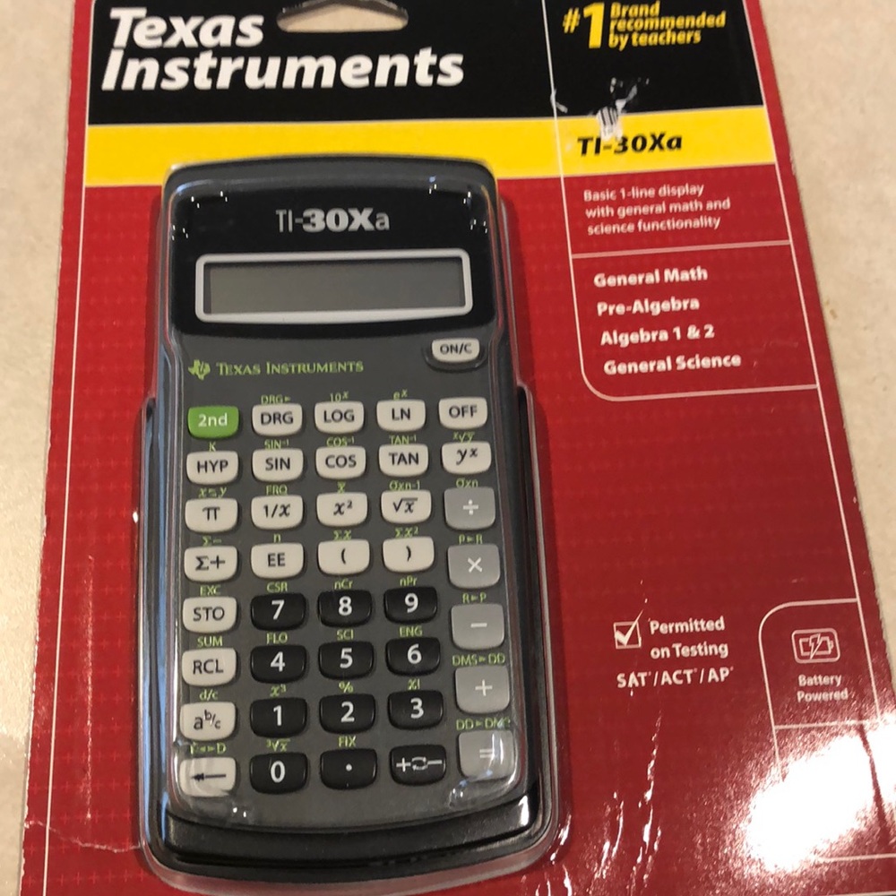 Texas instrument calculator